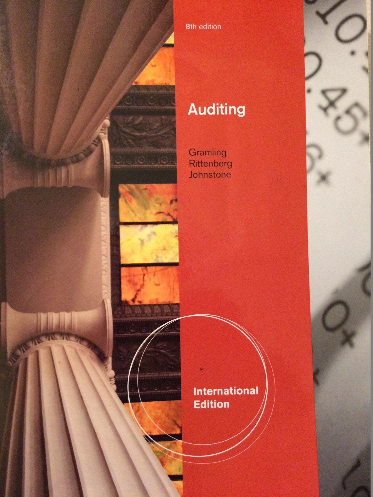 auditing 8th international edition karla m. johnstone, audrey a. gramling, larry e. rittenberg 0538477660,