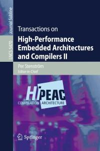 transactions on high performance embedded architectures and compilers ii 1st edition per stenstrom , david