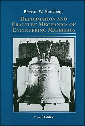 deformation and fracture mechanics of engineering materials 4th edition richard w. hertzberg 0471012149,