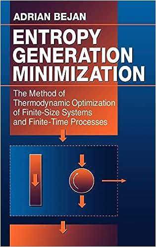 entropy generation minimization the method of thermodynamic optimization of finite size systems and finite
