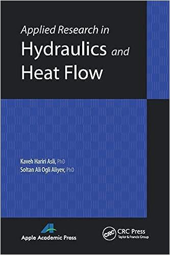 applied research in hydraulics and heat flow 1st edition kaveh hariri asli, soltan ali ogli aliyev
