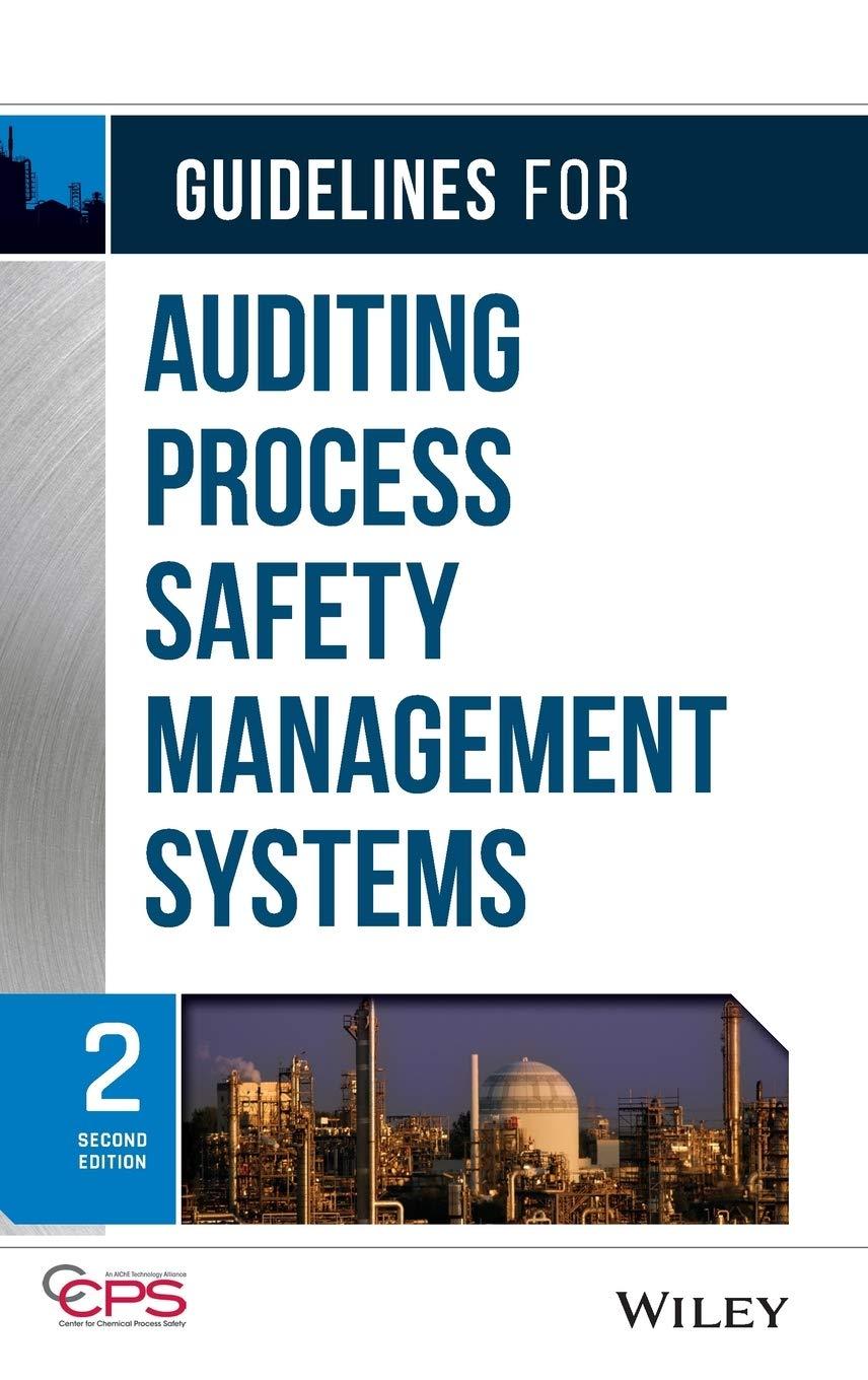 guidelines for auditing process safety management systems 2nd edition ccps (center for chemical process