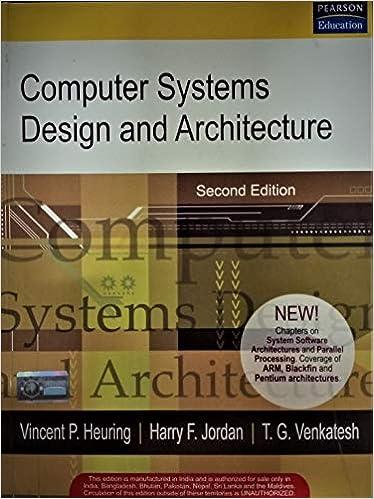 computer systems design and architecture 2nd edition heuring 8177584839, 978-8177584837