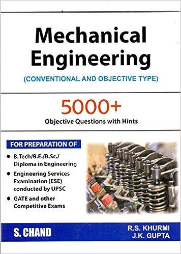 mechanical engineering 5000 objective questions with hint 5th edition r.s. khurmi 8121906288, 978-8121906289