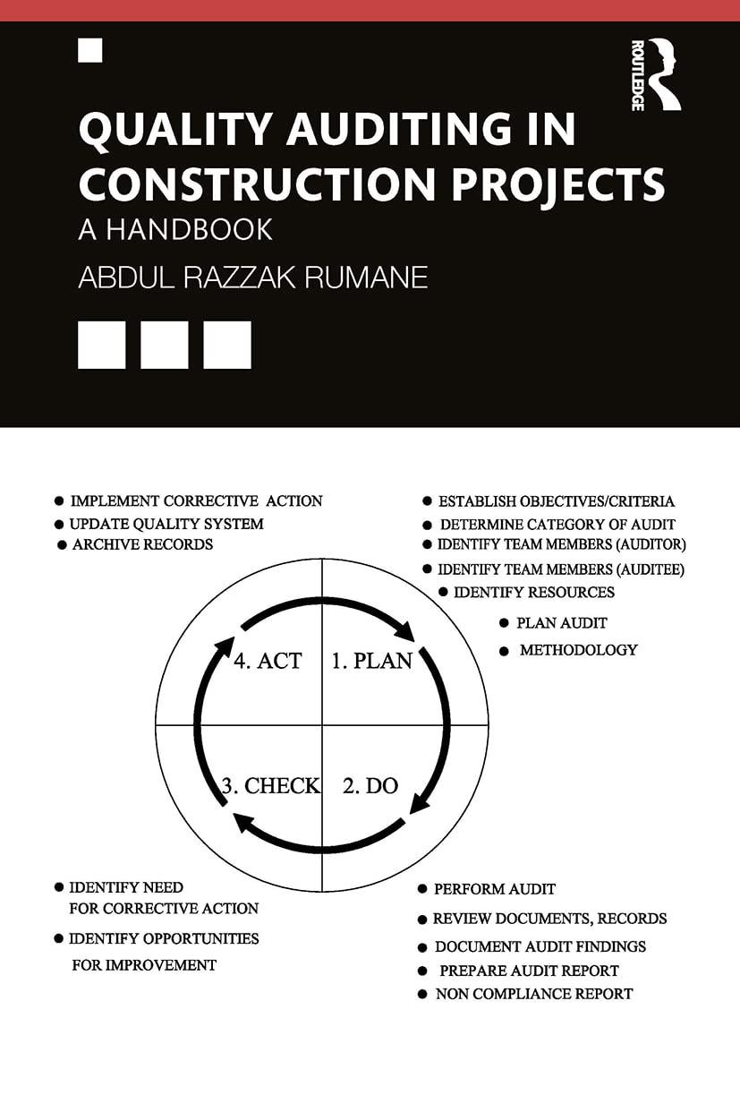 quality auditing in construction projects 1st edition abdul razzak rumane 1032570245, 978-1032570242