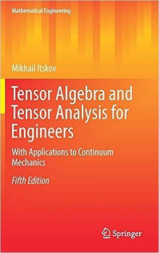 tensor algebra and tensor analysis for engineers with applications to continuum mechanics 5th edition mikhail