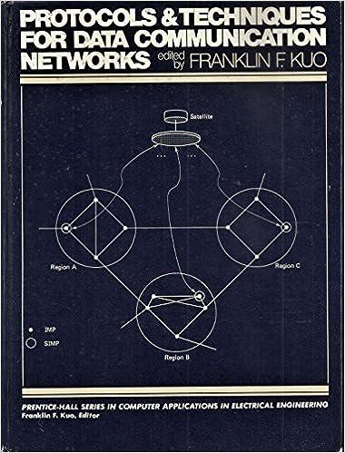 protocols and techniques for data communication networks 1st edition frankline. kuo 978-0137317295