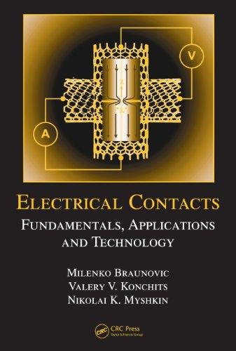 electrical contacts fundamentals applications and technology 1st edition milenko braunovic, nikolai k.