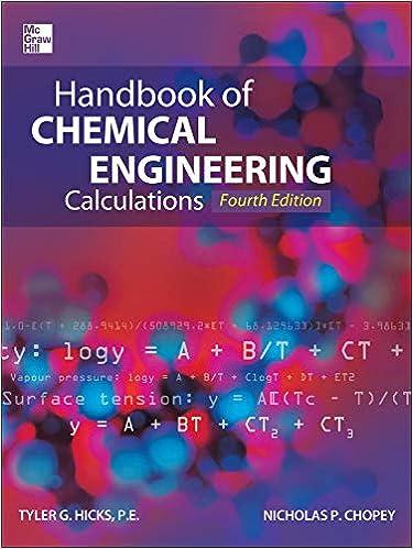 handbook of chemical engineering calculations 4th edition tyler hicks, nicholas chopey 0071768041,
