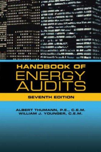 handbook of energy audits 7th edition albert thumann, terry niehus, william j. younger 1420067915,