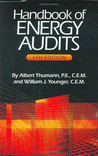 handbook of energy audits 6th edition albert thumann, william j. younger 0824709985, 978-0824709983