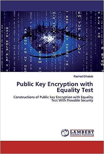 public key encryption with equality test constructions of public key encryption with equality test with