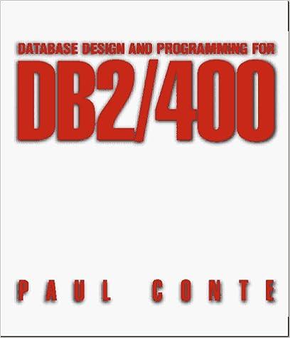 database design and programming for db2 400 1st edition paul conte 1882419065, 978-1882419067