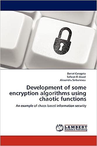 Development Of Some Encryption Algorithms Using Chaotic Functions An Example Of Chaos Based Information Security