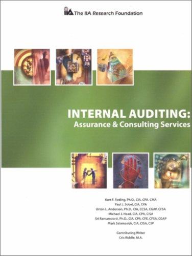 internal auditing assurance and consulting services 1st edition kurt f. reding, paul j. sobel, urton l.