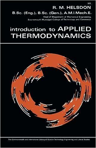 introduction to applied thermodynamics 1st edition r. m. helsdon 1483117200, 978-1483117201