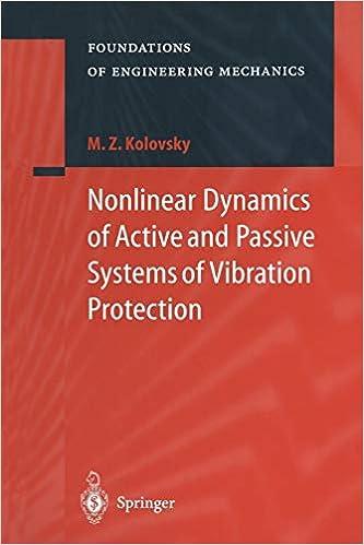 foundations of engineering mechanics nonlinear dynamics of active and passive systems of vibration protection