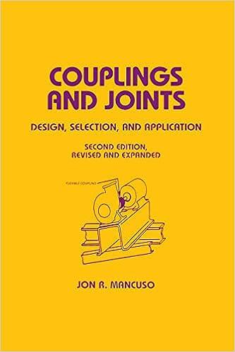 couplings and joints design selection application 2nd edition jon r. mancuso, lynn faulkner 082479950x,