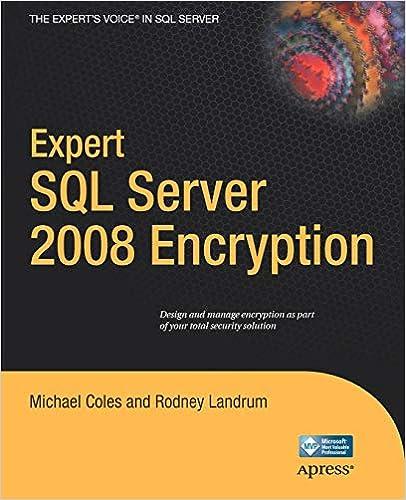 expert sql server 2008 encryption 1st edition michael coles , rodney landrum 1430224649, 9781430224648