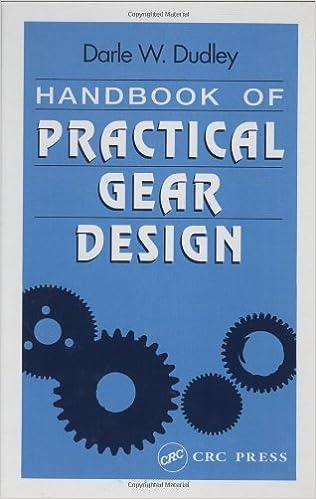 handbook of practical gear design 1st edition stephen p. radzevich, darle w. dudley 1566762189, 978-1566762182