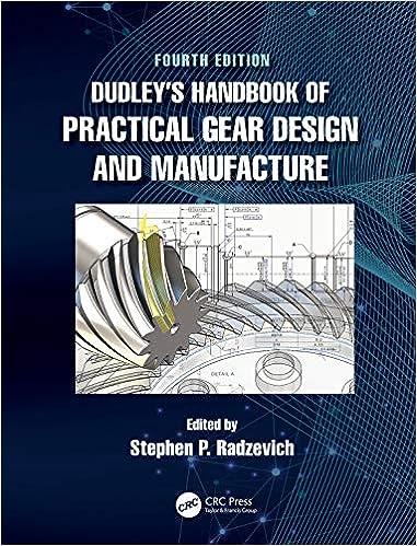 dudleys handbook of practical gear design and manufacture 4th edition stephen p. radzevich 0367649020,