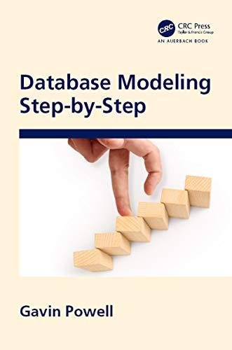 database modeling step by step 1st edition gavin powell 0367422174, 978-0367422172