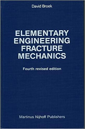 elementary engineering fracture mechanics 4th edition david: broek 9024726565, 978-9024726561