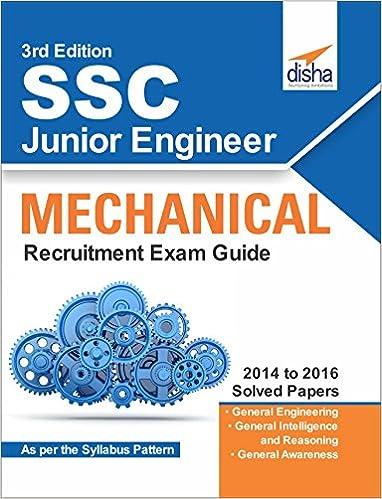 ssc junior engineer mechanical engineering recruitment exam guide 3rd edition disha experts 9386629992,
