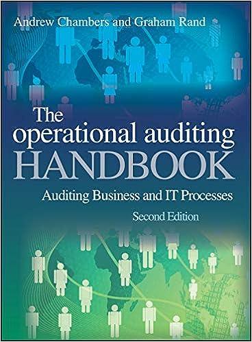 the operational auditing handbook auditing business and it processes 2nd edition andrew chambers, graham rand