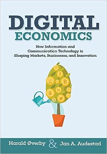 digital economics how information and communication technology is shaping markets businesses and innovation