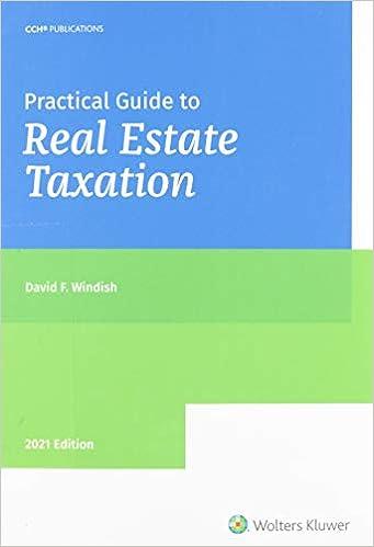 practical guide to real estate taxation 1st edition david f. windish 0808055305, 978-0808055303