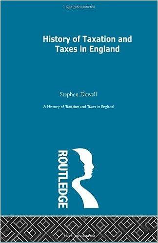 history of taxation and taxes in england 1st edition stephen dowell 0714613037, 978-0714613031