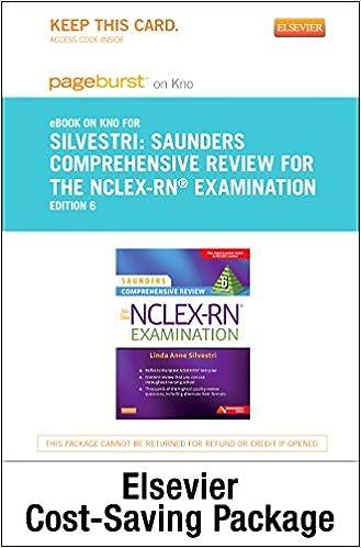 saunders comprehensive review for the nclex-rn examination 6th edition linda anne silvestri phd rn faan