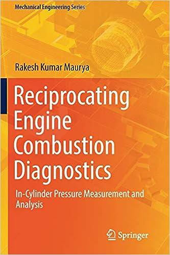 reciprocating engine combustion diagnostics in cylinder pressure measurement and analysis 1st edition rakesh