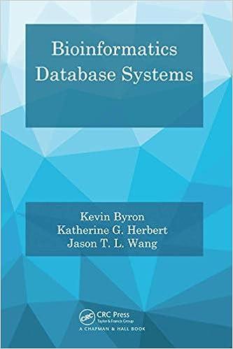 bioinformatics database systems 1st edition kevin byron 0367574063, 978-0367574062