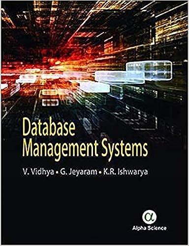 database management systems 1st edition v. vidhya, g. jeyaram , k.r. ishwarya 8184875037, 978-8184875034