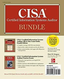 cisa certified information systems auditor bundle 1st edition peter h. gregory 1260459861, 978-1260459869