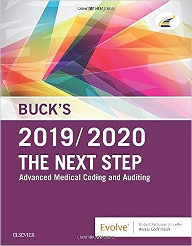 bucks the next step advanced medical coding and auditing 2019/2020 1st edition elsevier 0323582613,