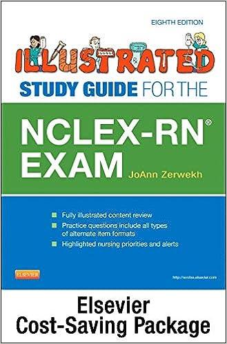 illustrated study guide for the nclex-rn exam 8th edition joann zerwekh 0323113931, 978-0323113939
