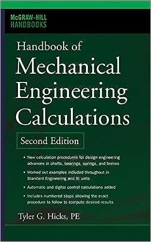 handbook of mechanical engineering calculations 2nd edition tyler hicks 0071458867, 978-0071458863