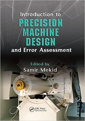 introduction to precision machine design and error assessment 1st edition samir mekid 0367386062,