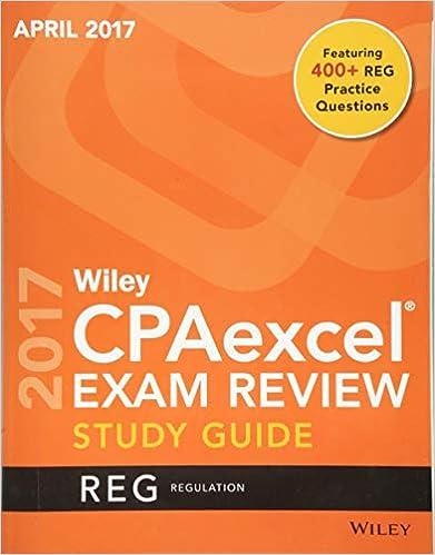 wiley cpaexcel exam review april  study guide regulation 2017 2nd edition wiley 1119369436, 978-1119369431