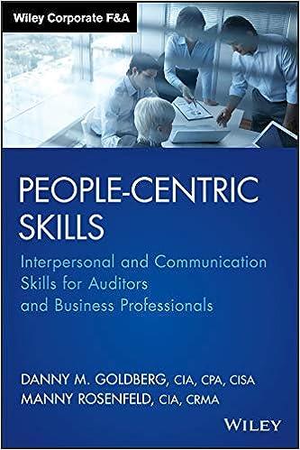 people centric skills interpersonal and communication skills for auditors and business professionals 1st