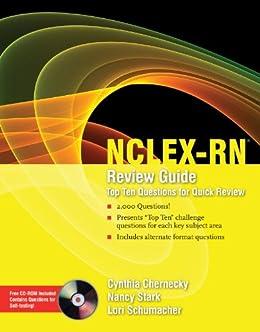 nclex-rn review guide top ten questions for quick review 1st edition cynthia chernecky b008b6vfyk,