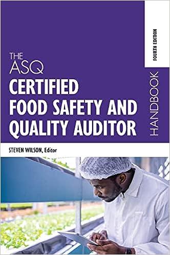 the asq certified food safety and quality auditor 4th edition steven wilson 1951058186, 978-1951058180