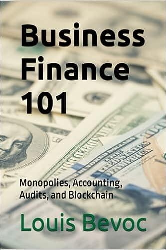 business finance 101 monopolies accounting audits and blockchain 1st edition louis bevoc 1791808182,