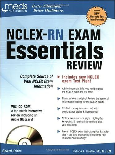 nclex-rn exam essentials review 11th edition patricia a. hoefler 156533048x, 978-1565330481