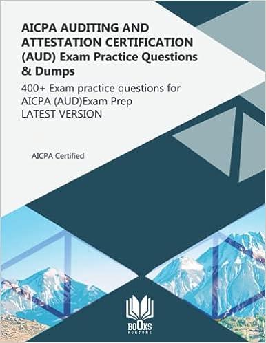 aicpa auditing and attestation certification aud exam practice questions and dumps 400 plus exam practice