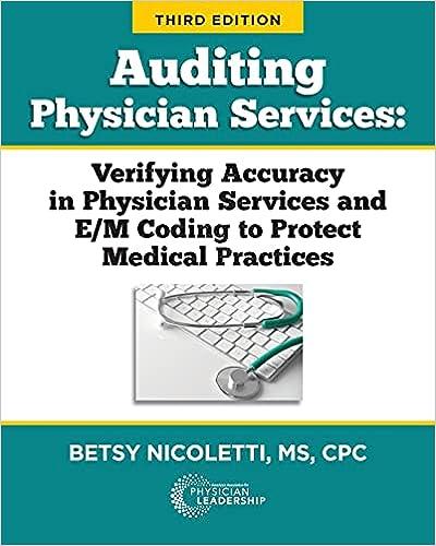 auditing physician services verifying accuracy in physician services and e/m coding to protect medical