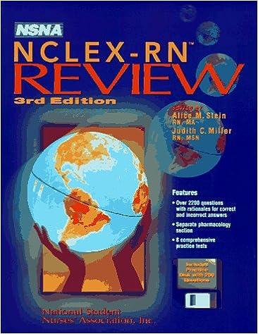 nsna nclex rn-review 3rd edition alice m. stein 0827371446, 978-0827371446